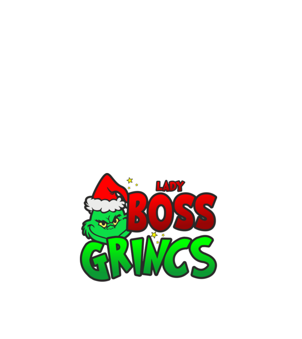 Lady Boss Grincs minta fehér pólón