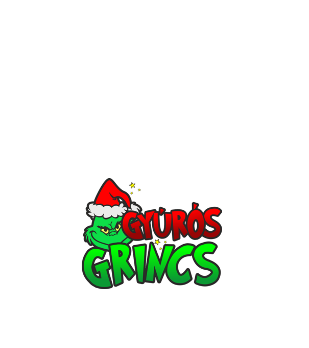 Gyúrós grincs minta fehér pólón