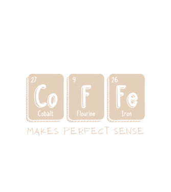 COFFEEE minta fehér pólón