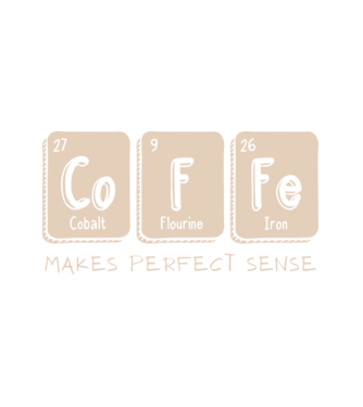 COFFEEE minta fehér pólón