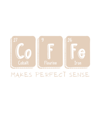 COFFEEE minta fehér pólón