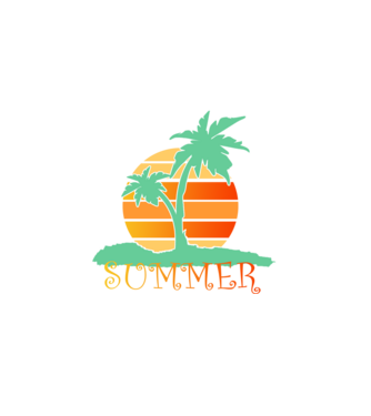 Summer minta fekete pólón