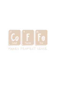 COFFEEE minta fehér pólón
