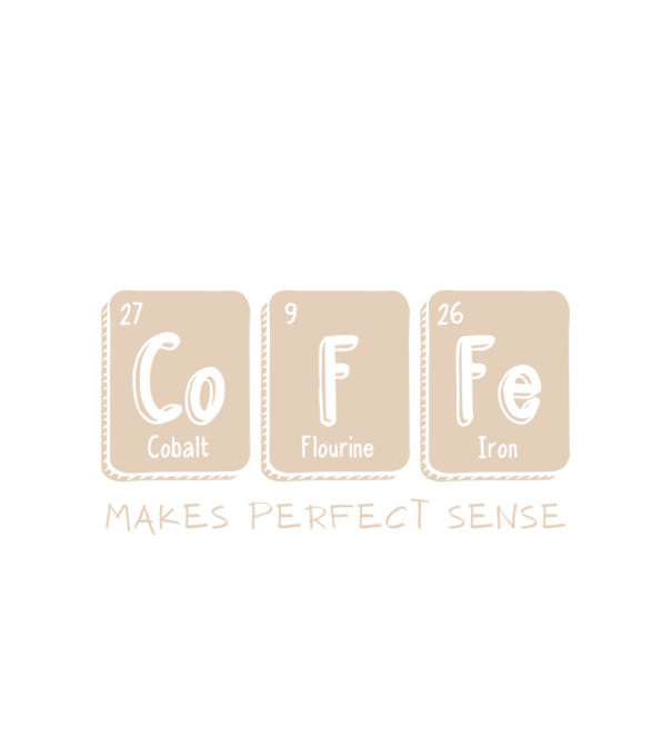 COFFEEE minta fehér pólón