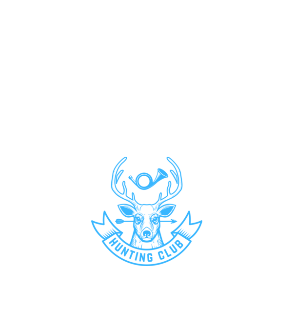Vadász klub minta fehér pólón