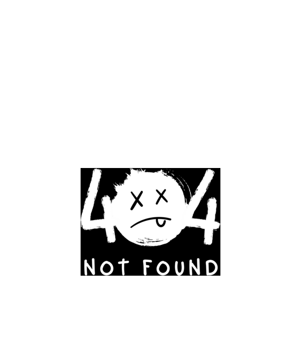 404-not found minta fekete pólón