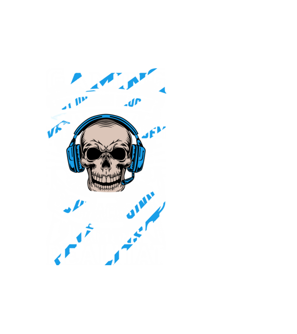 Gaming minta fehér pólón