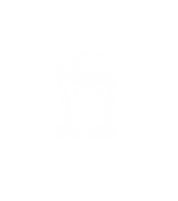 Gamer minta sötétkék pólón