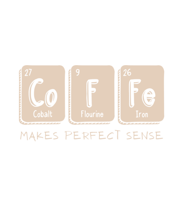 COFFEEE minta fehér pólón
