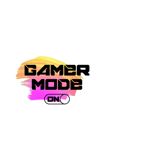 Gamer minta fehér pólón