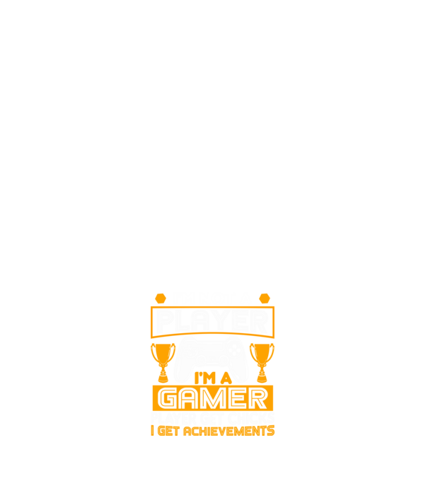 Gamer minta sötétkék pólón