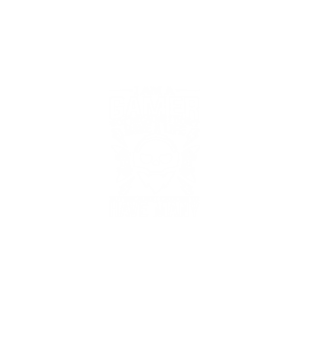 Gamer minta fekete pólón