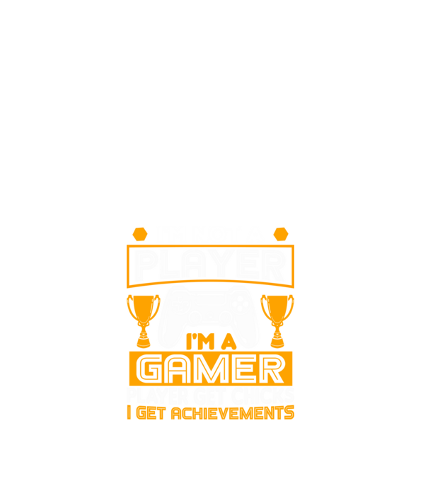 Gamer minta fehér pólón