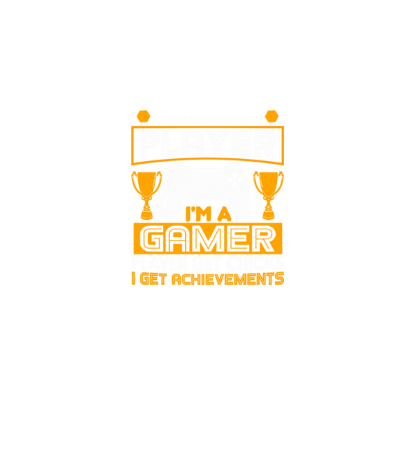 Gamer minta fekete pólón