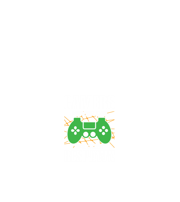 Gamers minta fehér pólón