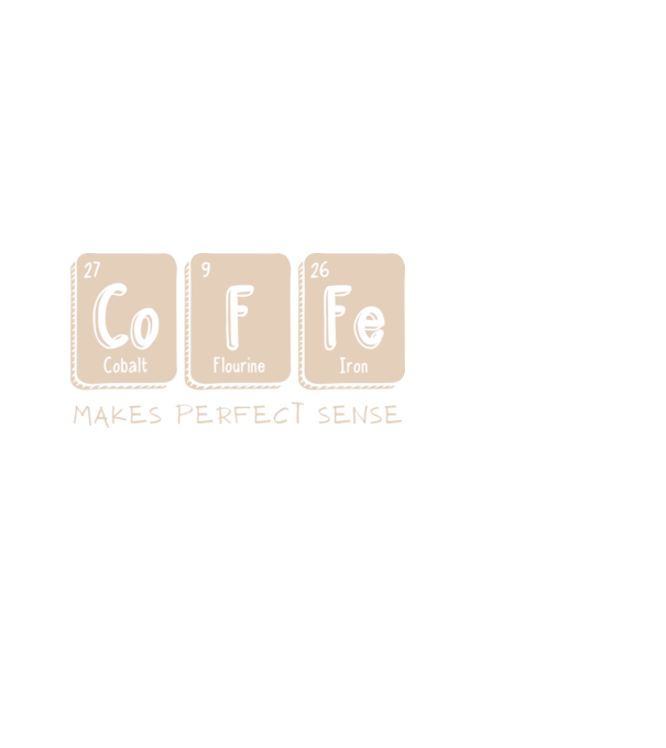 COFFEEE minta fehér pólón