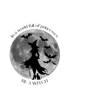 Be a witch minta fehér pólón