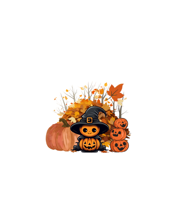 Halloween tökfej minta fekete pólón