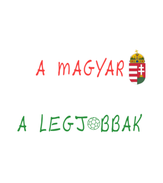 A magyar lányok a legjobbak! Női kézilabda trikolor minta fehér pólón