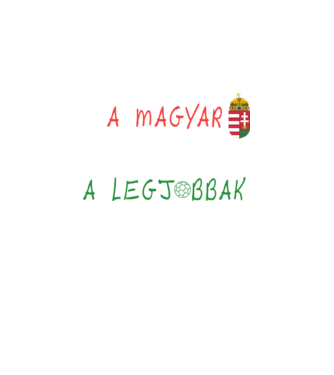 A magyar lányok a legjobbak! Női kézilabda trikolor minta fekete pólón