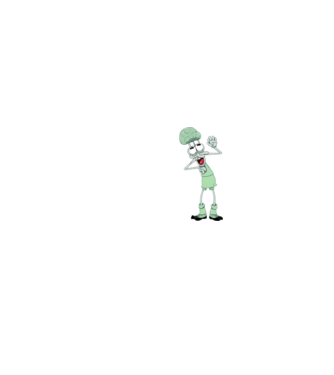 It's ok, I'm fine fekete minta farmerkék pólón