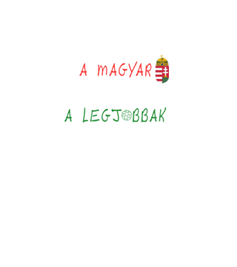 A magyar lányok a legjobbak! Női kézilabda trikolor minta türkiz pólón