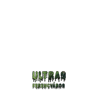 Ultras Ferencváros minta világos rózsaszín pólón