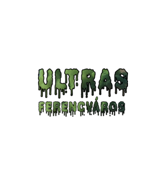 Ultras Ferencváros minta fehér pólón