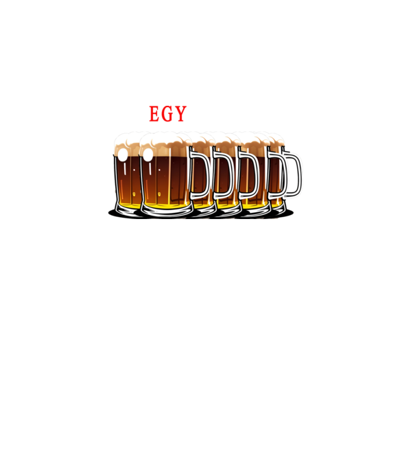 Csak EGY sör... minta fekete pólón