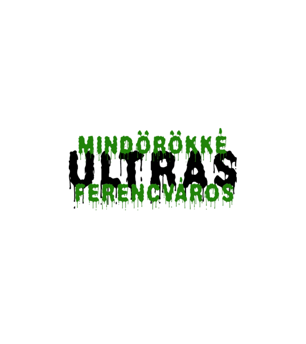 Mindörökké Ultras Ferencváros - világos minta fehér/piros pólón