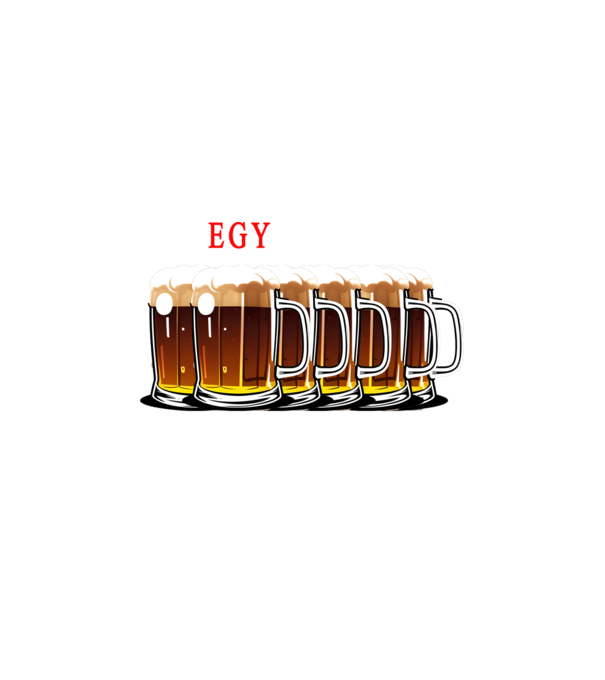 Csak EGY sör..., de az minta fehér pólón
