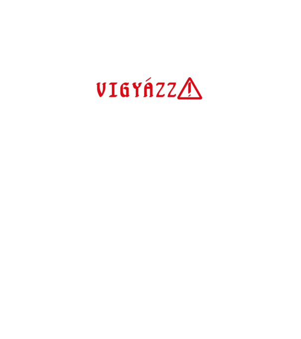 Vigyázz! Focizós póló sötét háttérhez minta fekete pólón