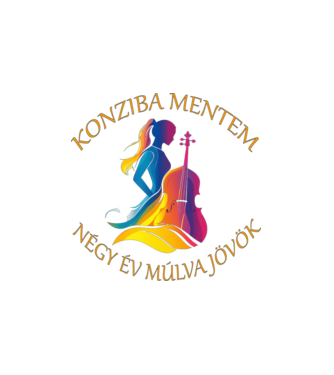 Konziba mentem minta fehér pólón