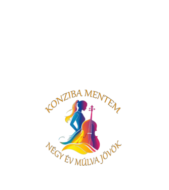 Konziba mentem minta fehér pólón