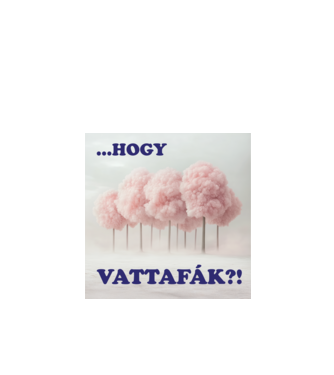 Hogy vattafák minta királykék pólón