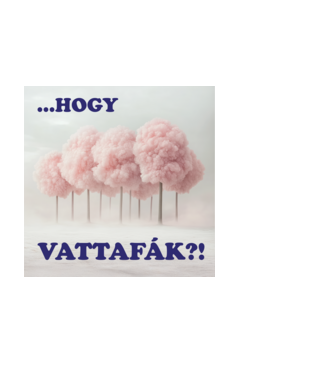 Hogy vattafák minta fekete pólón
