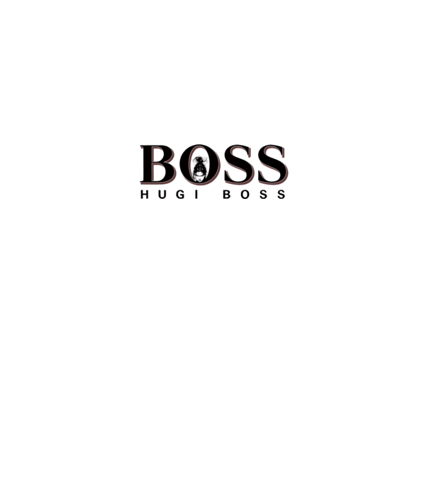 HugiBoss minta királykék pólón