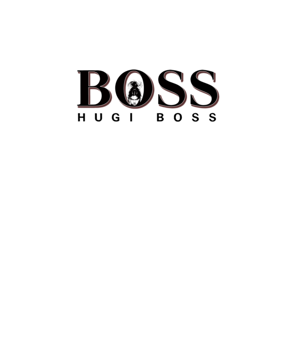 HugiBoss minta fehér pólón