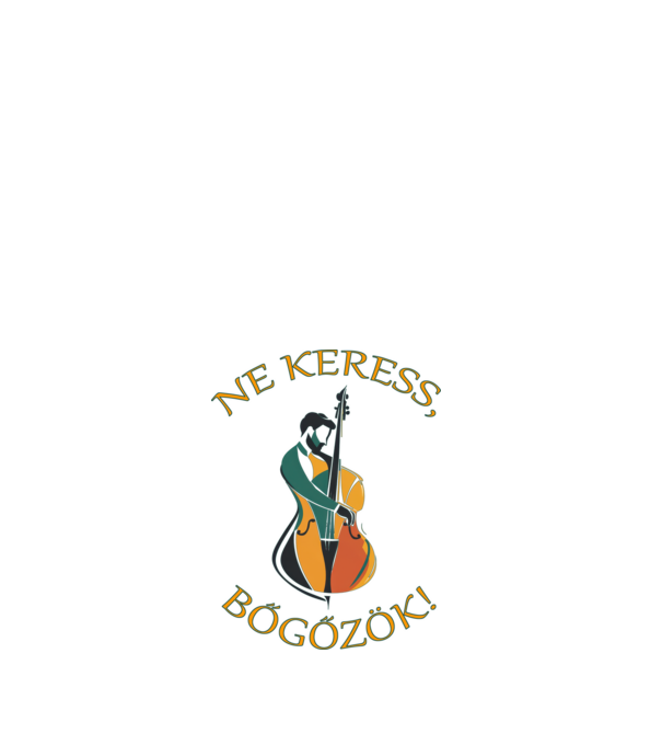 bőgős minta fehér pólón
