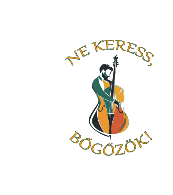 bőgős minta fehér pólón