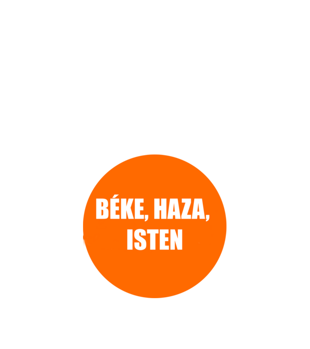 Béke.jpg minta fehér pólón