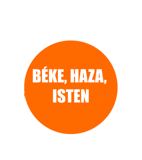 Béke.jpg minta fehér pólón