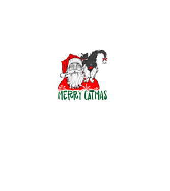 Merry Catmas minta fehér pólón