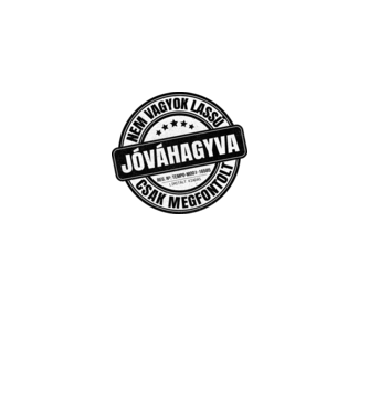Jóváhagyva bélyegző - nem vagyok lassú minta dusty pink pólón