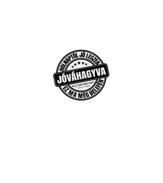 Jóváhagyva bélyegző - holnaptól jó leszek minta királykék pólón
