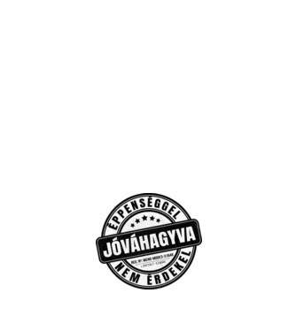 Jóváhagyva bélyegző - nem érdekel minta fehér pólón