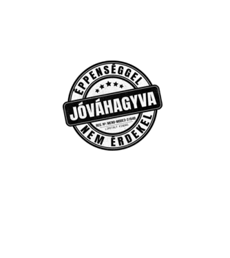 Jóváhagyva bélyegző - nem érdekel minta neonsárga pólón