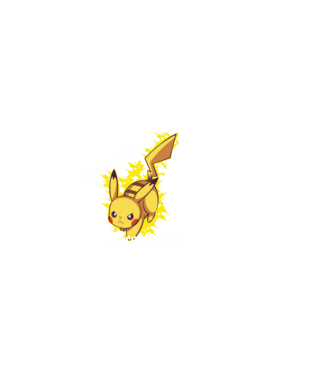 Pokemon minta fekete pólón