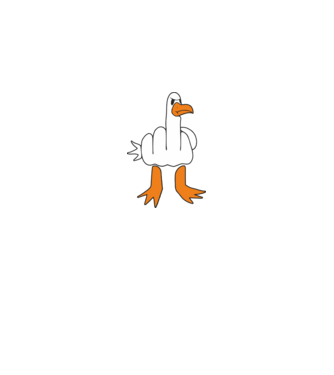 Duck minta királykék pólón