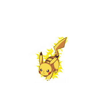 Pokemon minta fekete pólón